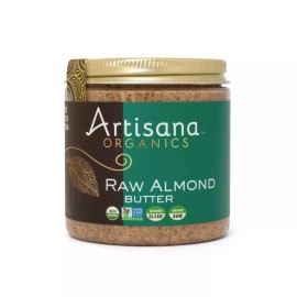 Artisana Organic Raw Almond Butter 9oz Vegan Gluten Free Non GMO Dairy Free