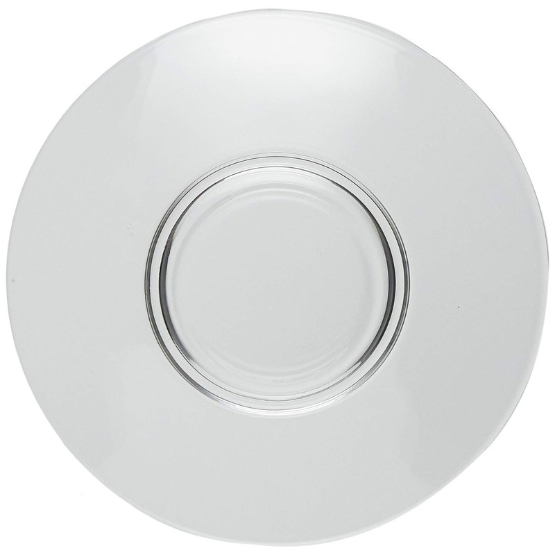 Arcoroc J9827 Voluto Glass Espresso Saucer, 120mm Diameter, Pack of
