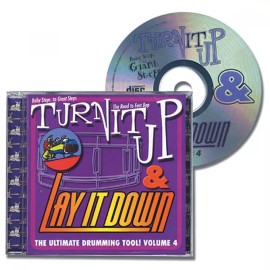 DrumFun Turn It Up and Lay It Down Vol. 4 Baby Steps to Giant Steps Drum CD 000451093