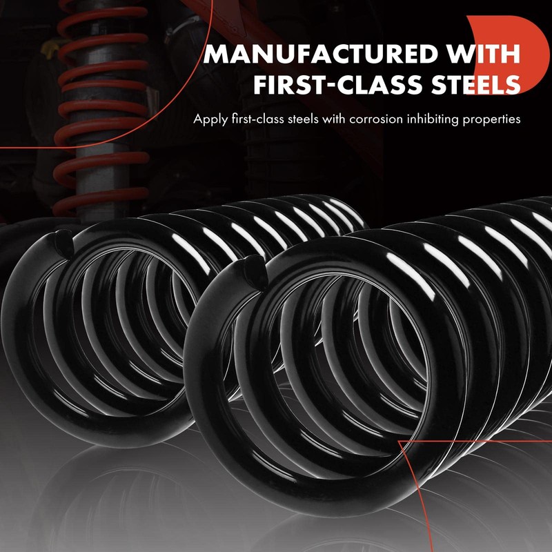 A-Premium 2Pcs Rear Suspension Coil Spring Set Compatible with Ford