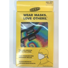 Keen Together Mask Tie Dye Cotton Face Mask Reusable 2 pack Size  XS/S - Unisex