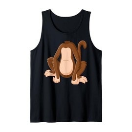 Monkey Shirt Adult Kids Men Women Monkey Costume Tank Top