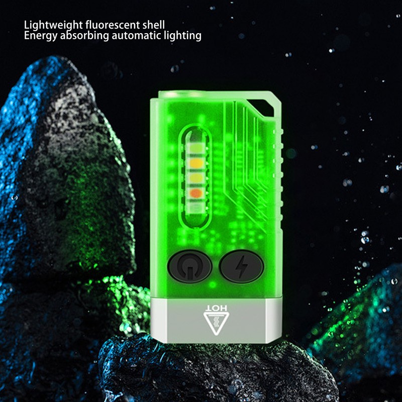 LED Flashlight 1000LM 5 Brightness Magnetic Multifunctional Pocket Torch with