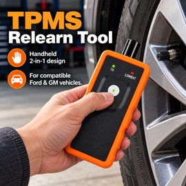 Ford GM TPMS Reset Tool - 50448 Plus 2-in-1 Tire Pressure Sensor Relearn and Activation Device