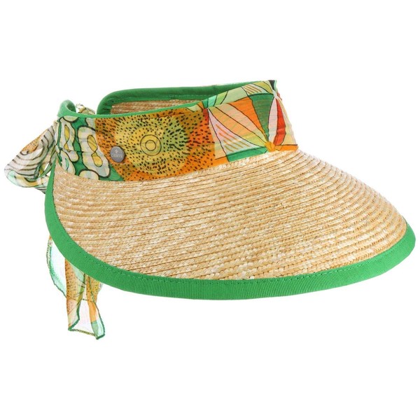 LIERYS Summer Mood Straw Visor - Women's Sun Protection Visor
