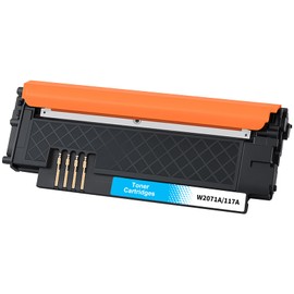 Veson 117A Toner mit Chip Kompatibel für HP 117A Cyan für HP Color Laser MFP 178nwg Toner Color Laser MFP 179fwg 178nw 179fnw 150nw 150w 178 179 W2071A（700 Seiten）