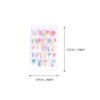 KESYOO Kids' Press, Nail Shorts, Set of 4 Boxes, Fake