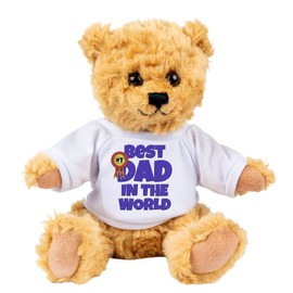 Best Dad in the World Teddy Bear, Dad Gift, Father's Day Present, Gifts for Daddy, Birthday Present for Dad