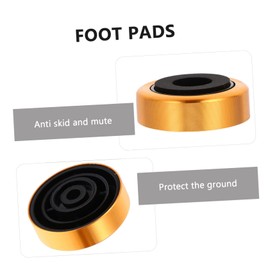 LABRIMP 4pcs Vibration Speaker Isolation Feet Pads for Amplifiers and Audio Equipment Base Cushion for Improved Sound Clarity and Stereo Imaging
