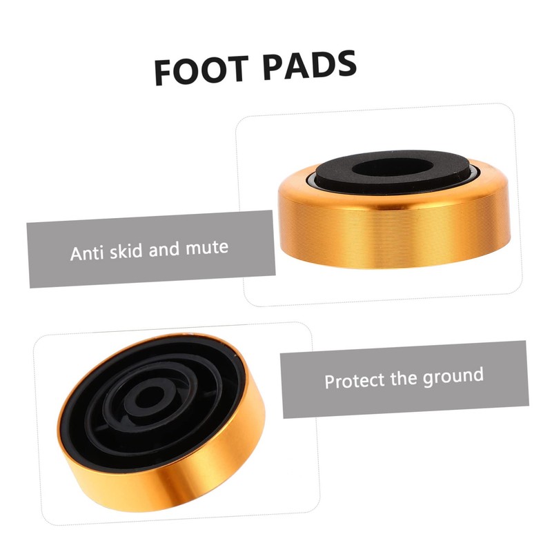 LABRIMP 4pcs Vibration Speaker Isolation Feet Pads for Amplifiers and