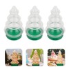 ABOOFAN 6pcs Christmas Candy Jar Christmas Tree Shaped Candy Boxes