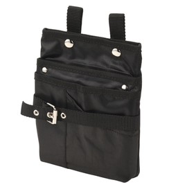 Takagi TGP-LBK Gardening Pouch, Black, For Gardening and Gardening Works, Includes Carabiner for Easy Installation, Neatly Stores Pruning Shears and Small Items