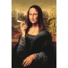 Bubbacare Mona Lisa Smoking Joint 24x36 PosterF