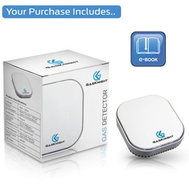 Natural Gas Detector For Home + Propane Detector + Combustible Gas Detector. Plug-In Natural Gas Alarm, Gas Leak Sensor Explosive LPG, LNG, Methane, Butane, Natural Gas Detectors for Home, kitchen, RV