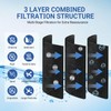 Water Filter for Whirlpool WRX735SDHZ00/01/02/03, WRF555SDFZ00/01/02/03/04/05/07/08/09, WRF535SWHZ00/01/02/03/04, WRX735SDBM00/02/03/04, WRF535SWHV00/01/02, WRF555SDHV00/01/02
