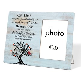 scodilo Memorial Picture Frame, 8x10 Inch Photo Frame-Sympathy Bereavement Gifts for Loss of Mother Mom Father Dad, In Memory of Loved One Gifts Photo Frame Remembrance Gift(4x6 Inch Photo)-13