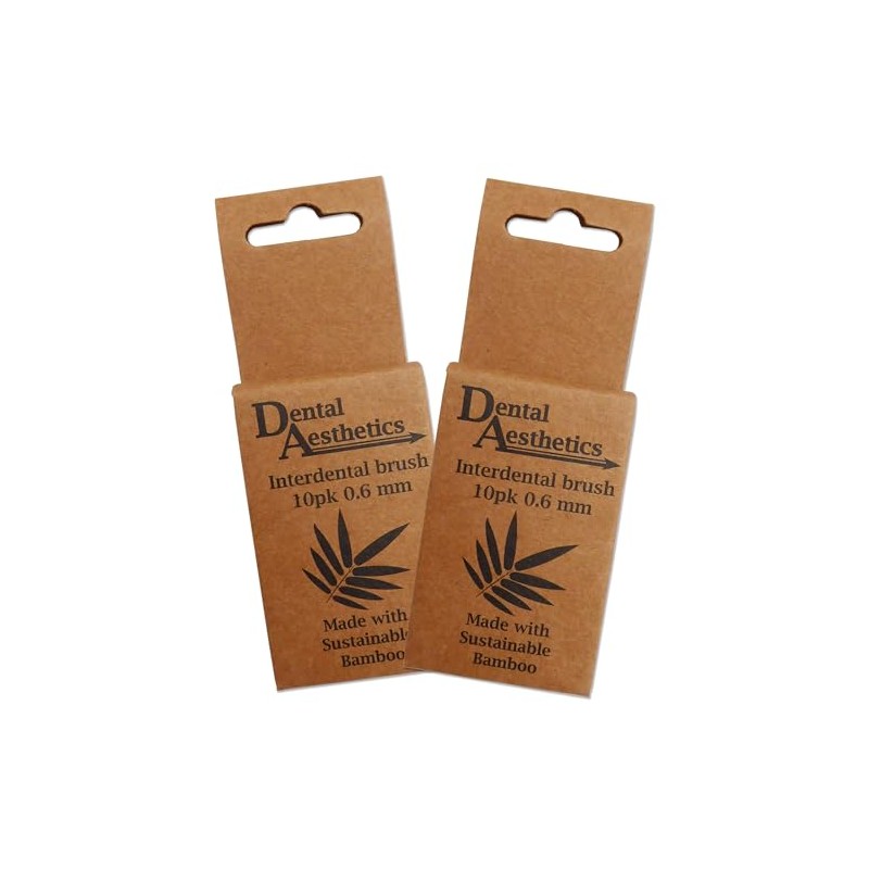 Bamboo Interdental Brushes 2 Packs ~ 10 Brushes Per Pack