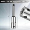 Lanties Annular Cutter Arbor Adapter, Morse Taper MT2 to 3/4"