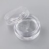 25 Pcs Empty Plastic Cosmetic Jars, 5ml Sample Pots Bottles