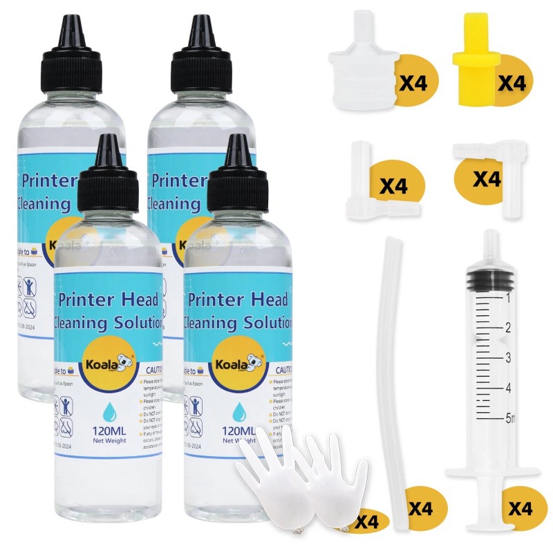 480ML Print Head Cleaning Kit Flush Solution for Inkjet Printer