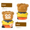 Tofficu Unique Monkey Figurine Wooden Decor Ornament for Monkey Decor