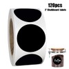 2 Inch Black Circles Sticker Round Coding Dots Labels Self-Adhesive