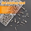 weideer 500Pcs Nut and Bolt Assortment Kit,M2 M2.5 M3 M4