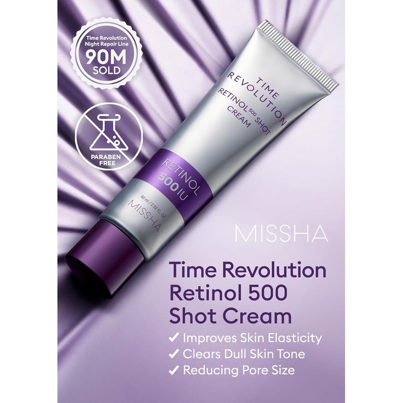 Crema Time Revolution Retinol 500 Shot Cream 60ML