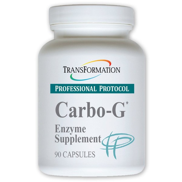 Carbo-G* Capsules - #1 Practitioner Recommended -Digest-Aid, Gut-Health, Designed to Help Encourage Digestion of Gluten and Complex Carbs supplement by Transformation Enzymes. (90)