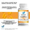 Turmeric Cúrcuma 100% Pura Con 120 Cápsulas Saisa Herbal