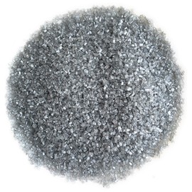 250g Azúcar Cristal Comestible Decorativa Sprinkles (Plateado)