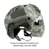 Camouflage Simple Assemble Disassembly Integrated Protection Tactics Helmet with Face