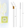 ZRLABL Reusable Glass Straws - 8" x 8 MM, Set