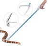 Heavy Duty Aluminum Snake Tong Foldable Snake Catcher Durable Reptile