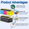 HGZ LC103XL Compatible Ink Cartridges Replaccement for Brother LC103XL LC103
