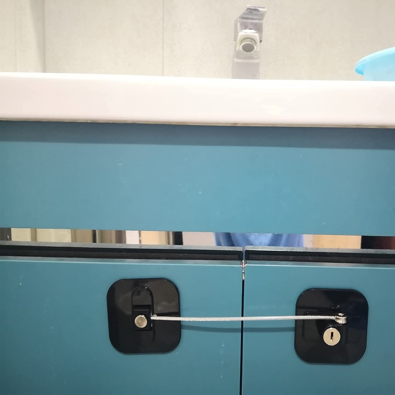 YEYA Upgraded Refrigerator Lock for Adults, Fridge Locks for Kids