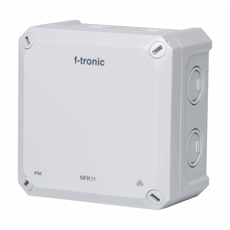 f-tronic FR Junction Box NFK11gr-K4, IP66, Grey, NEPTUN Compact (110