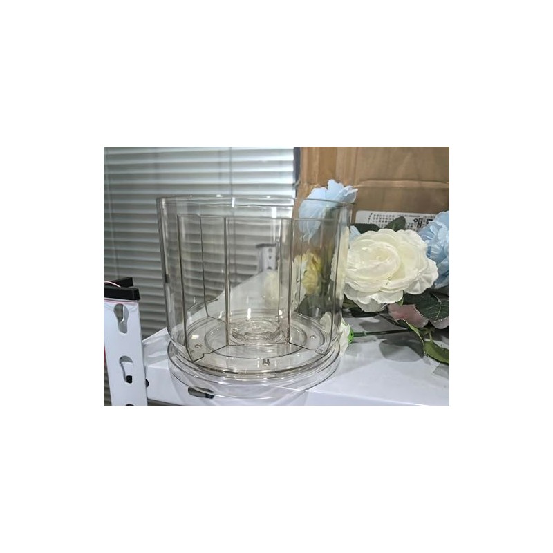 Clear 2-Tier Drink Mix Organizer, Acrylic Storage Holder with 6