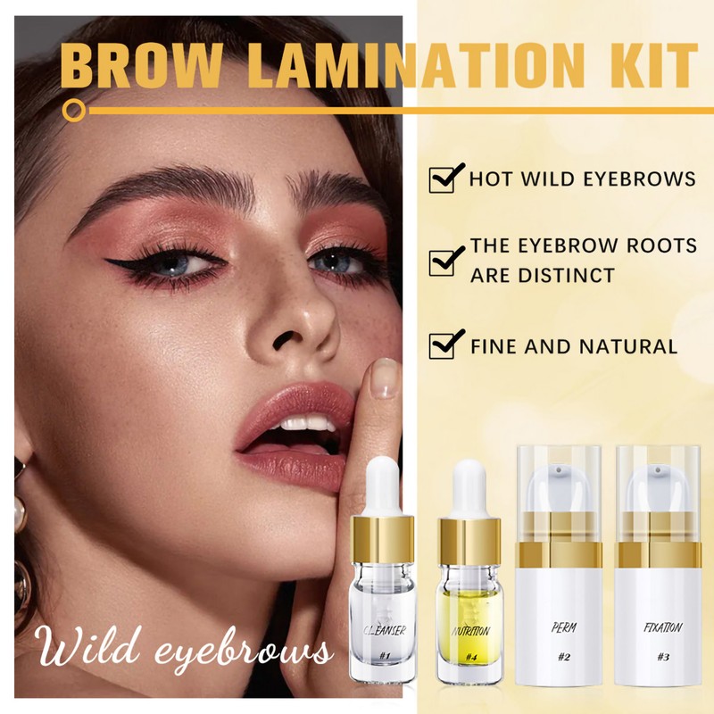 Eyebrow Lamination Kit Professional Instant Eyebrow Lift Kit for Salon
