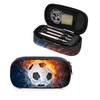 Nhemeylp Football Pencil Case, Large Capacity Pencil Cases Football for