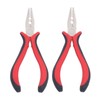 2pcs Hair Extensions Plier Ergonomic Handle Skid Resistance 2 Holes