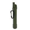 Outdoor Water Filter Straw Water Purifier with Compass Whistle Carabiner