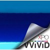 VViViD Gloss Chrome Blue Vinyl Wrap Adhesive Film (1ft x