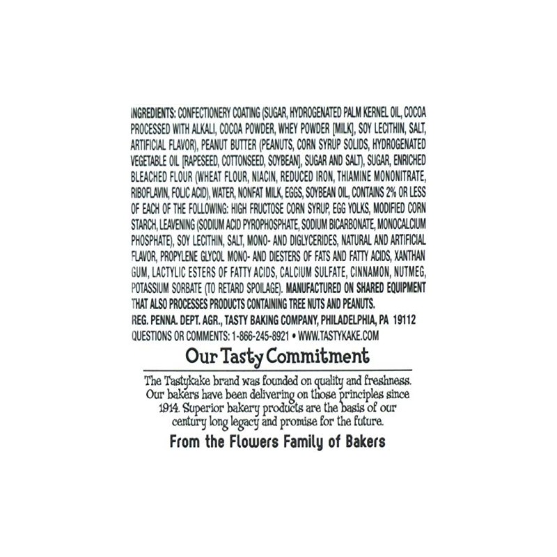 Tastykake Chocolate Peanut Butter Kandy Kakes - Pack of 2