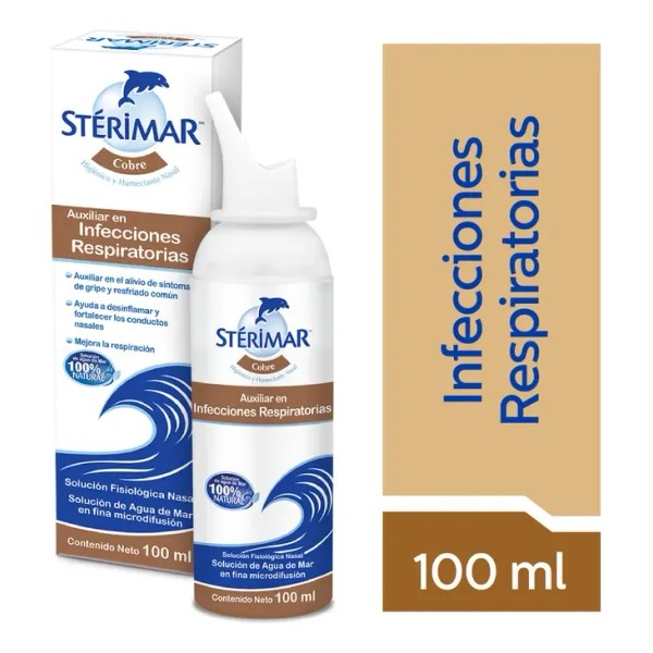 Stérimar Cobre Lubricante Nasal 100% Natural con Solución de Agua
