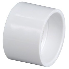 NIBCO Fig No U4801, 1-1/2 in. PVC DWV Coupling Hub, Solvent Weld