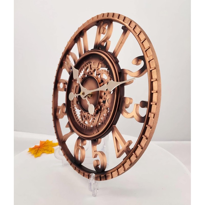 YTAONS Outdoor Wall Clock for Garden, Patio and Deck, 12in