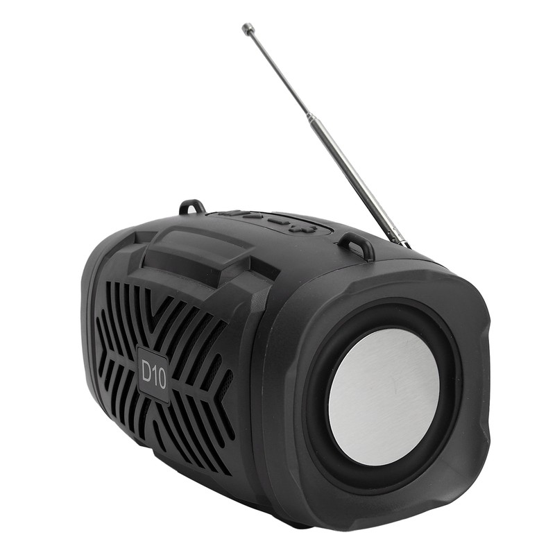 D10 Bluetooth V5.0 Wireless Speaker USB Micro Loudspeaker with Light