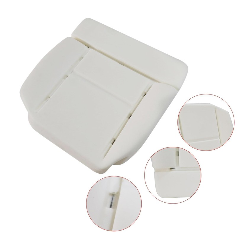 FZJDSD Black Leather Driver Side Bottom Replacement Seat Cover and