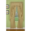 Today's Curtain, Orleans Scallop Curtain, Linen 63" Panel Pair and